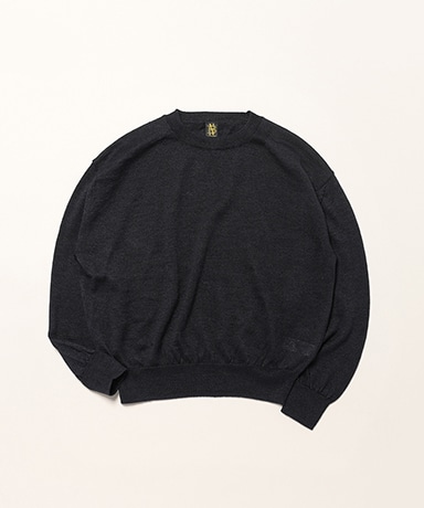 Ramie Wool Crew Neck