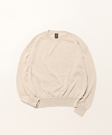 Ramie Wool Crew Neck
