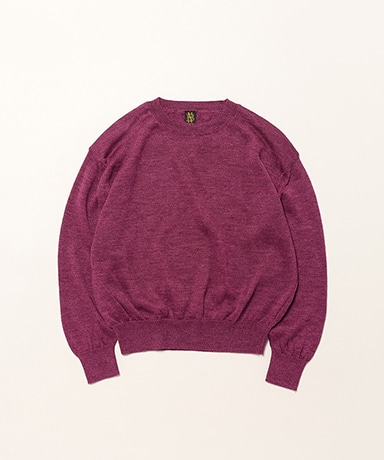 Ramie Wool Crew Neck
