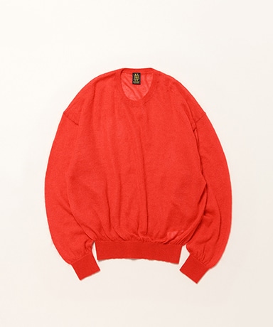 Baby Mohair Sheer Crew Neck