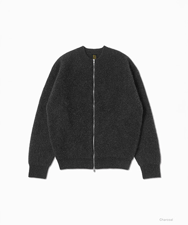 Cashmere Fox Crew Neck Drivers Knit