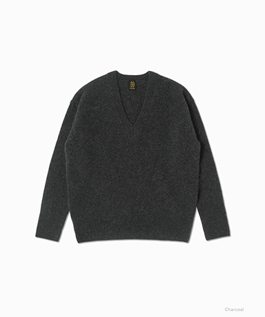 Cashmere Fox Air Tenjiku V Neck