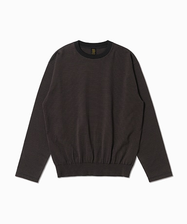 Blousing Crew Neck Long Sleeve T-Shirt
