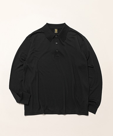 Wool Polo Long Sleeve T-shirt
