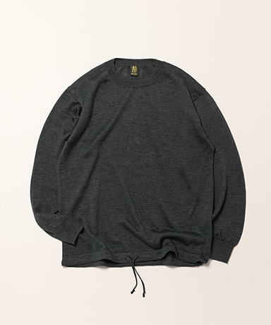 Ramie Wool Crew Neck