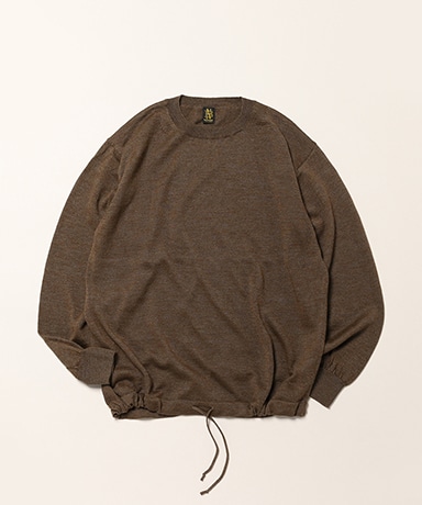 Ramie Wool Crew Neck
