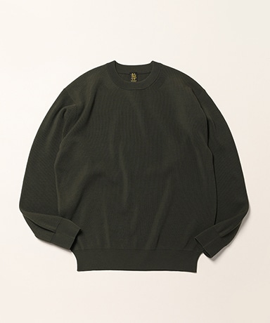 Hard Twist Woolrib Crew Neck