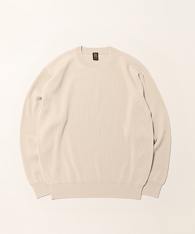 Hard Twist Woolrib Crew Neck