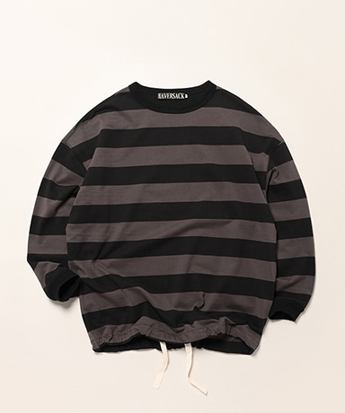 高密度天竺 ﾎﾞｰﾀﾞｰ L/S TEE