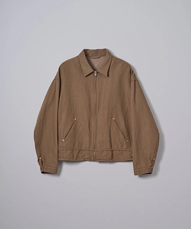 Wool Hemp Zip Jacket