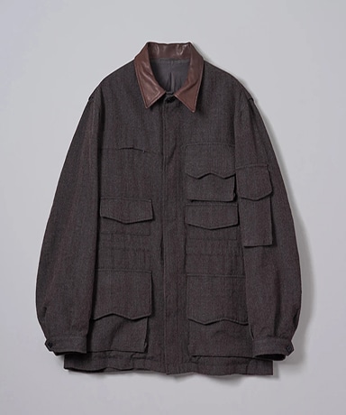 Wool Herringbone Explorer Jacket