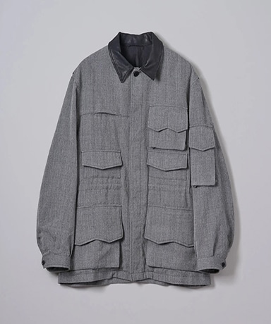 Wool Herringbone Explorer Jacket