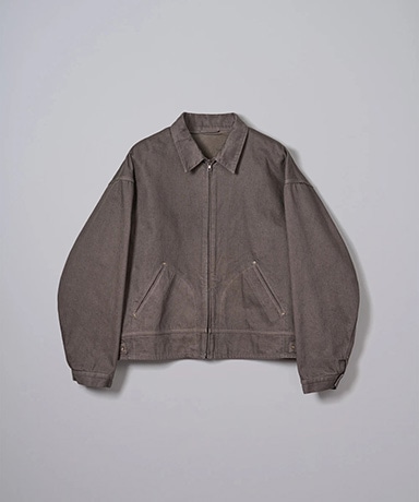 Dyed Denim Work Jacket