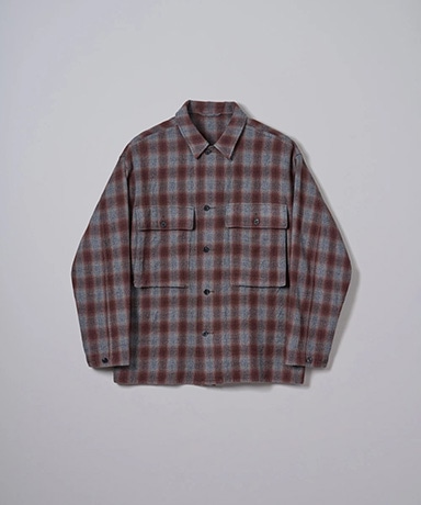 Alpaca Wool Field Shirt Jacket