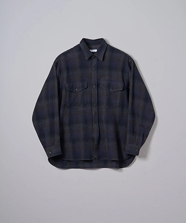 Alpaca Wool 2Pockets Shirt