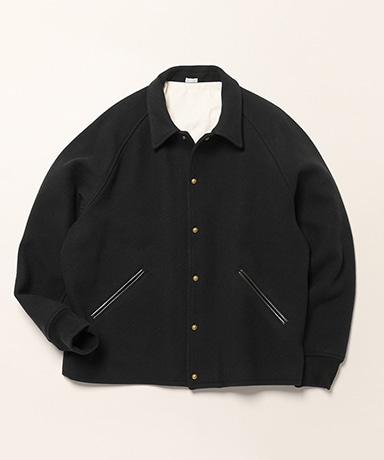 High Twist Cashmere Melton Coach Jacket