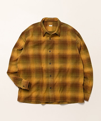 Vintage Cotton Silk Nep Twill Check Shirts