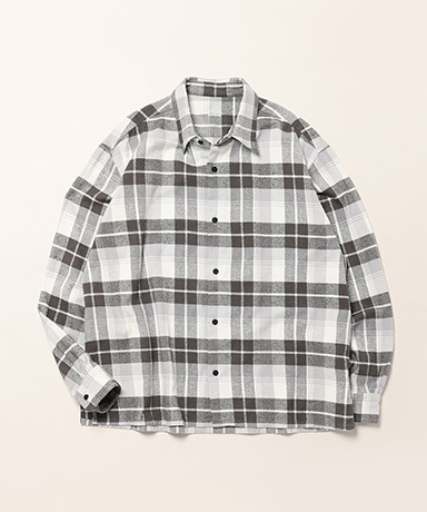 Vintage Cotton Silk Nep Twill Check Shirts