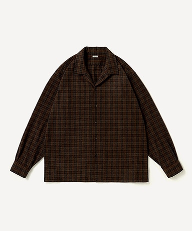 Silk Nep Loop Collar Shirts