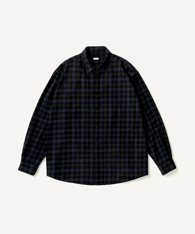 Wool Regular Collar Shirt