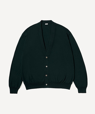 Wool Cotton High Gauge Cardigan