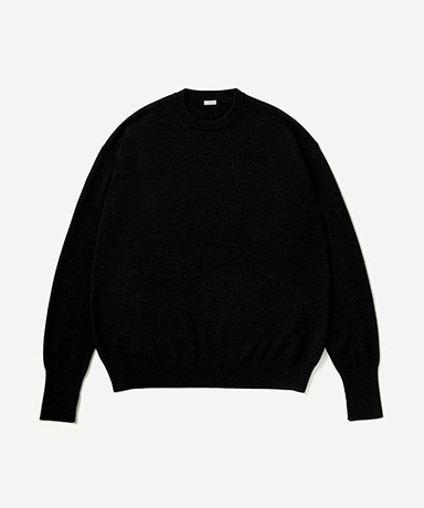 Wool Knit Crew Neck Sweater