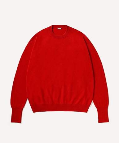 Wool Knit Crew Neck Sweater