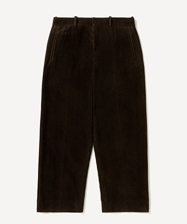 Wool Corduroy Wide Trousers