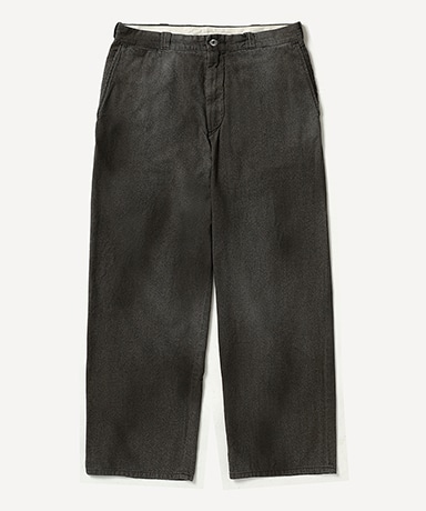 Vintage Black Chambray Work Pants