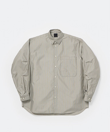 Tech Regular Collar Shirt L/S Stripe