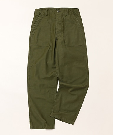 Cotton Back-Satin Baker Pants (Wide Tapered)