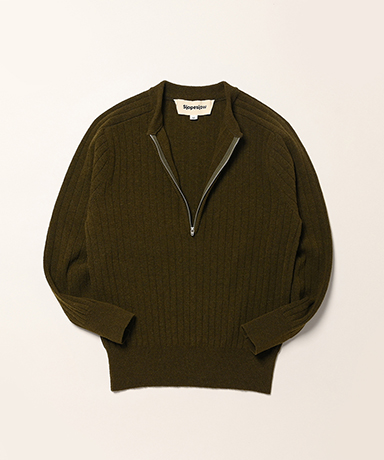 Saddle Shoulder Half Zip