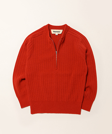 Saddle Shoulder Half Zip