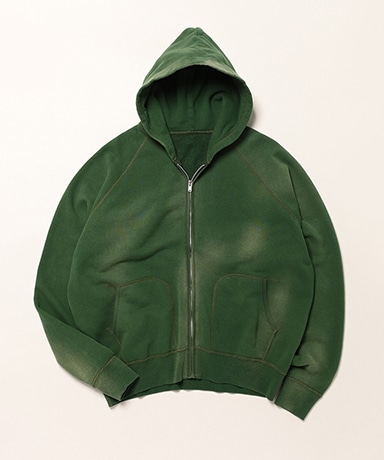 Zip Up Hooded Sweat Shirt