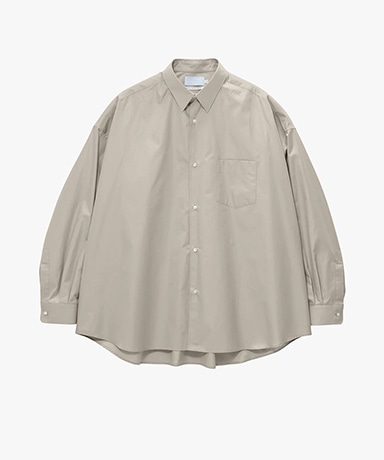 ALUMO for GP L/S Oversized Regular Collar Shirt