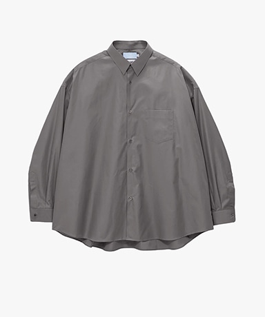 ALUMO for GP L/S Oversized Regular Collar Shirt