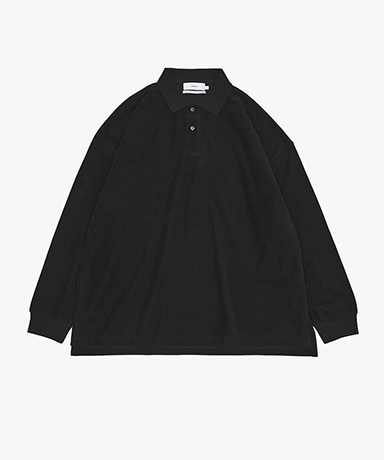 Pique Velour Jersey L/S Polo