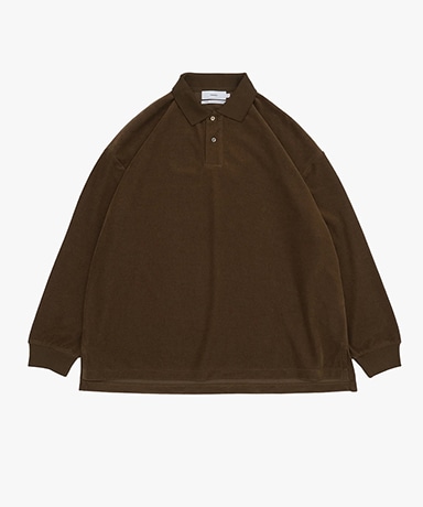Pique Velour Jersey L/S Polo