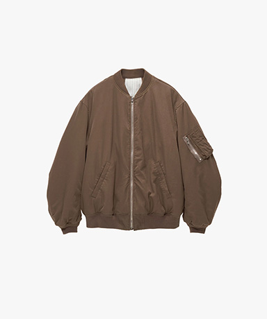 Fulled Wool Twill Flight Jacket