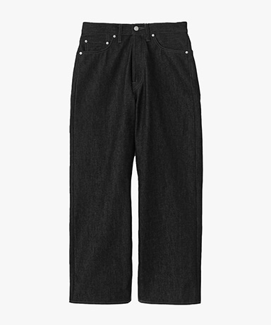Selvage Denim Five Pocket Wide Straight Pants