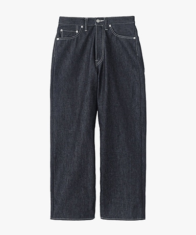 Selvage Denim Five Pocket Wide Straight Pants
