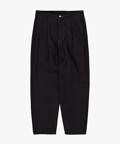 Selvage Denim Two Tuck Tapered Pants