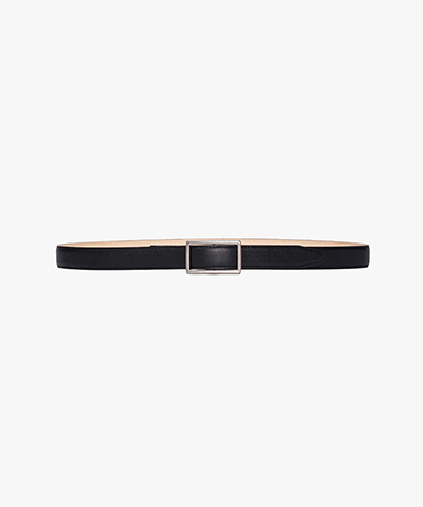 Graphpaper Holeless Leather Classic Narrow Belt