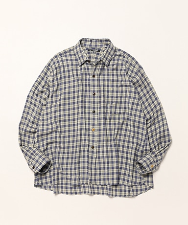 Over Shirts Silk Rayon Check