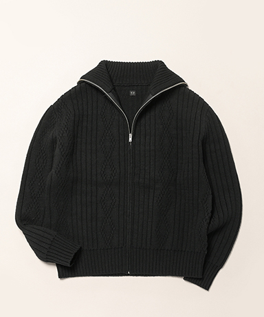 Lot.533 Zip-Up Knit Blouson