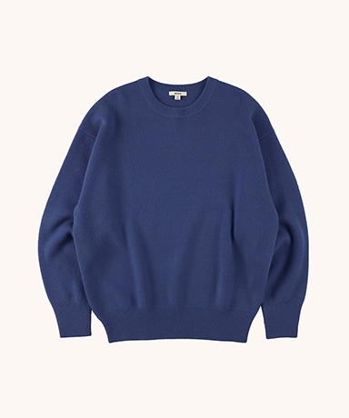 Heavyweight / Cashmere Knitting Sweat Crew