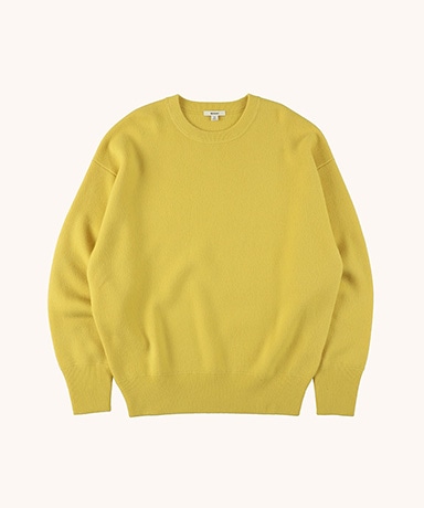 Heavyweight / Cashmere Knitting Sweat Crew