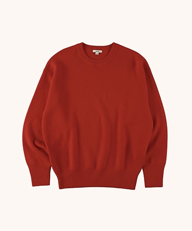 Heavyweight / Cashmere Knitting Sweat Crew