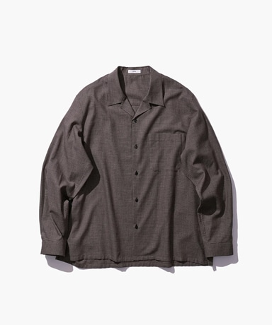 Cotton Yak Viera Open Collar Shirt