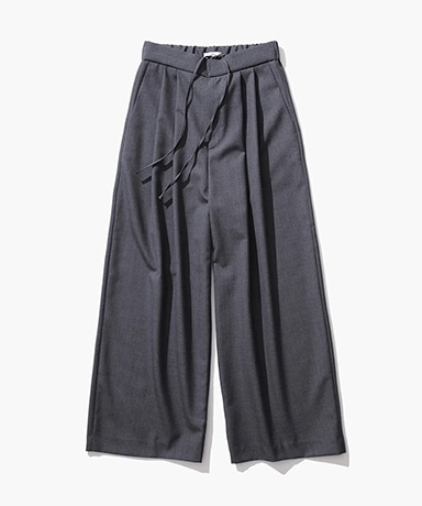 Wool Tropical | Wide Easy Pants